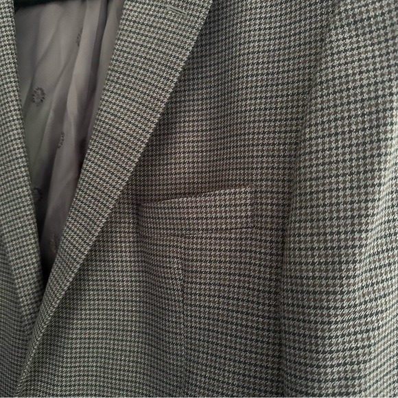 Size 46L Lauren Ralph Lauren Men's Wool Flannel Classic-Fit Suit Jacket - Picture 4 of 5